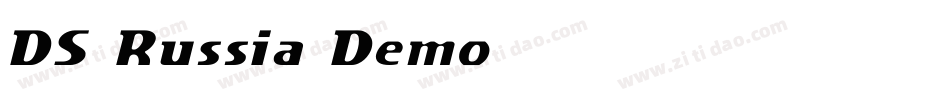 DS Russia Demo字体转换